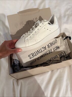 Golden Goose Pure star Optic White Sneakers